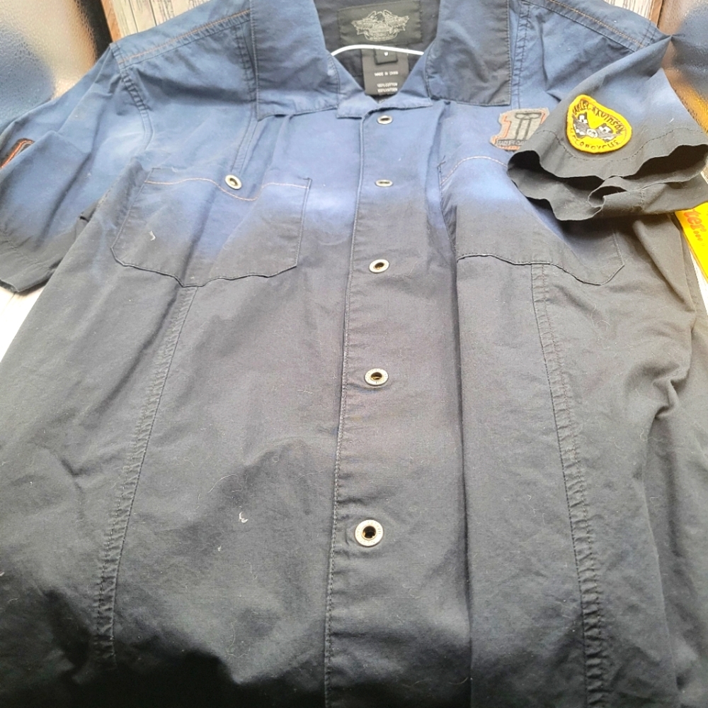 Harley Davidson- 2 Harley Davidson button up shirts